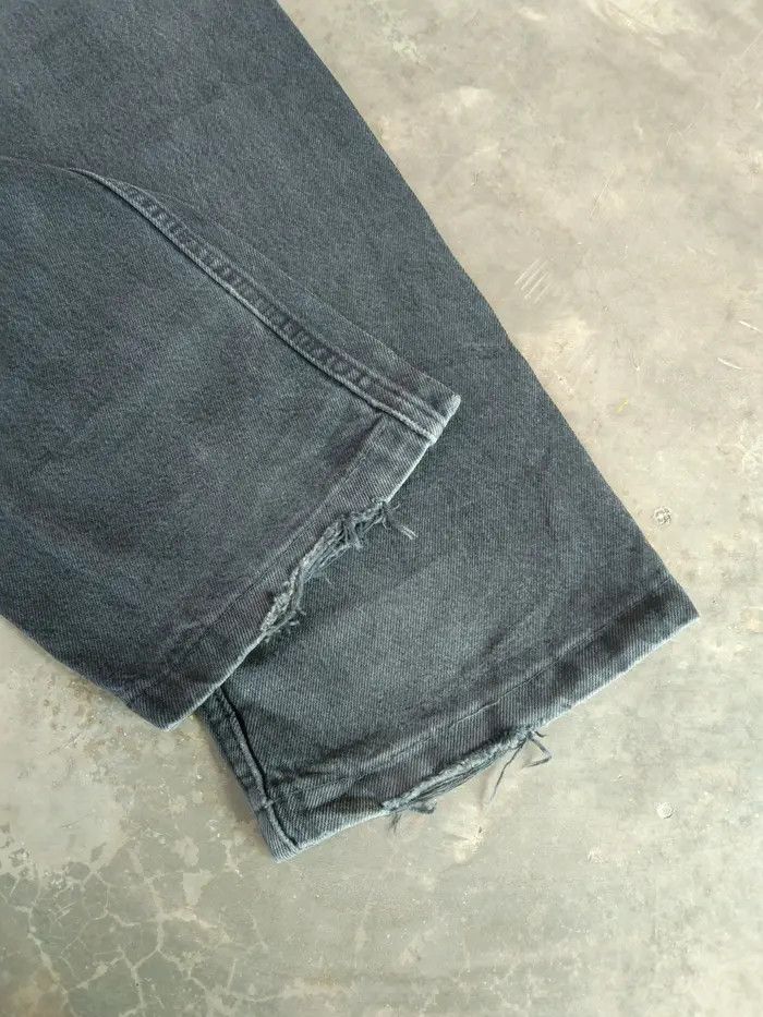 Levi's × Vintage 90s Vintage Levis 501 Made In USA Distressed Jeans 32x32 Size US 32 / EU 48 - 3 Thumbnail