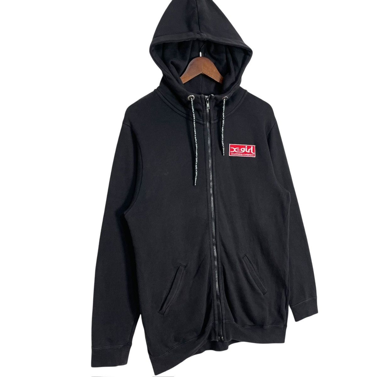 Japanese Brand Vintage X-Girl Japanese Brand Sweatshirt Hoodie Pull Over Size US S / EU 44-46 / 1 - 2 Thumbnail