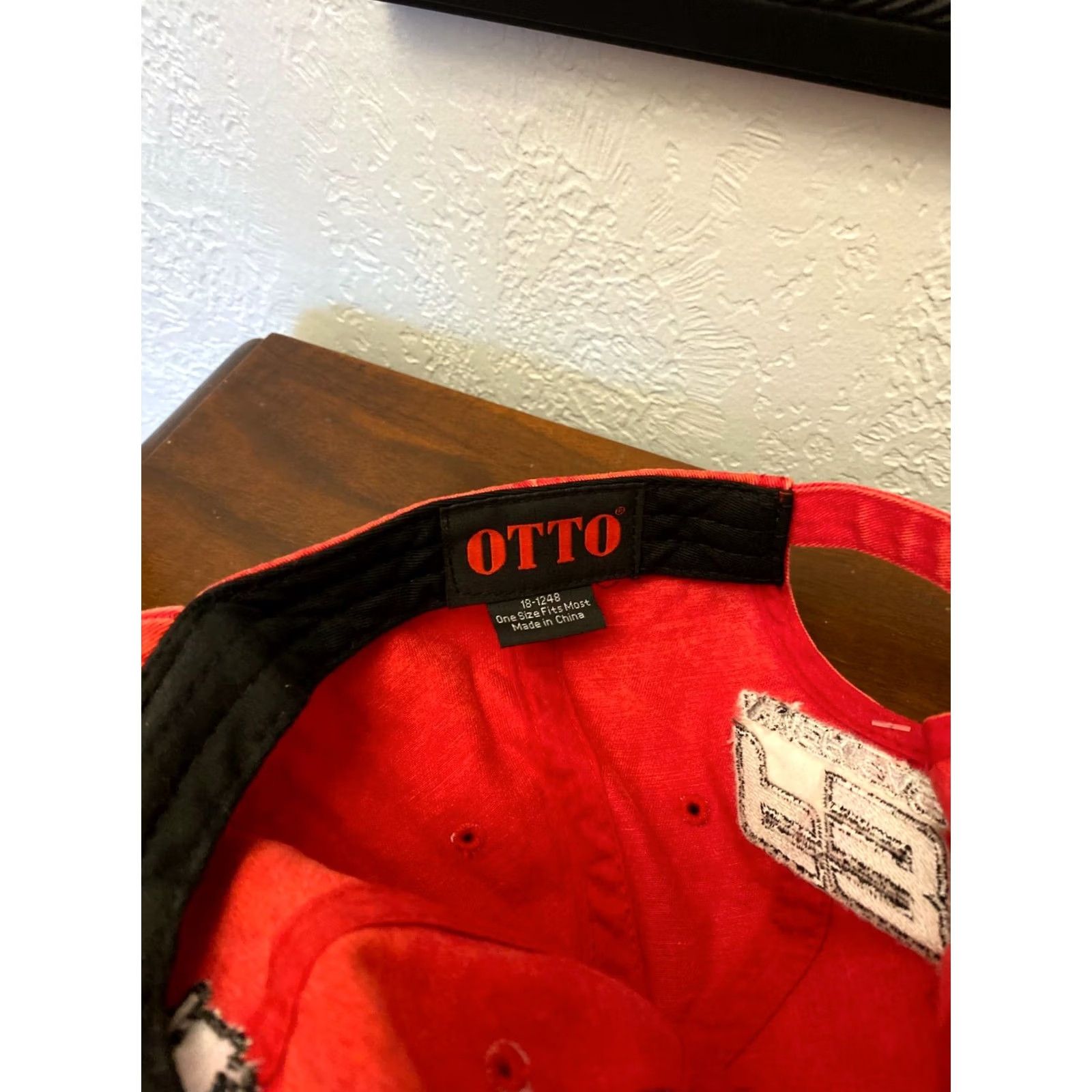 Vintage Otto F3 Americas Strapback HAT Red Indycar 500 Adjustable Canvas Cotton Unisex Cap Racing Cap - INDY RACING League Size ONE SIZE - 5 Thumbnail