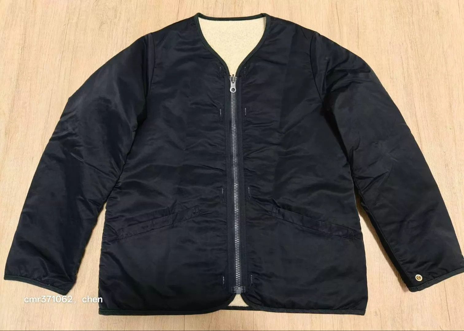 Visvim visvim 16aw iris liner jkt navy 1 (98new) double RIRI zip wool Size US S / EU 44-46 / 1 - 1 Thumbnail