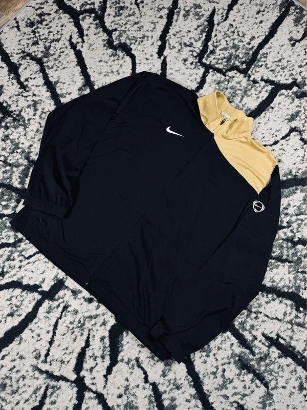 Nike Nike Dri Fit Sports Jacket Black Gold XL Size US XL / EU 56 / 4 - 2 Thumbnail