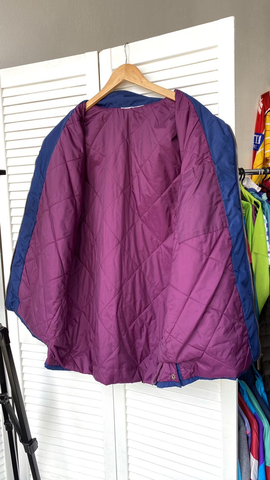 Nike × Vintage Vintage Nike Big Swoosh Logo Nylon Coat Jacket Size US L / EU 52-54 / 3 - 12 Thumbnail
