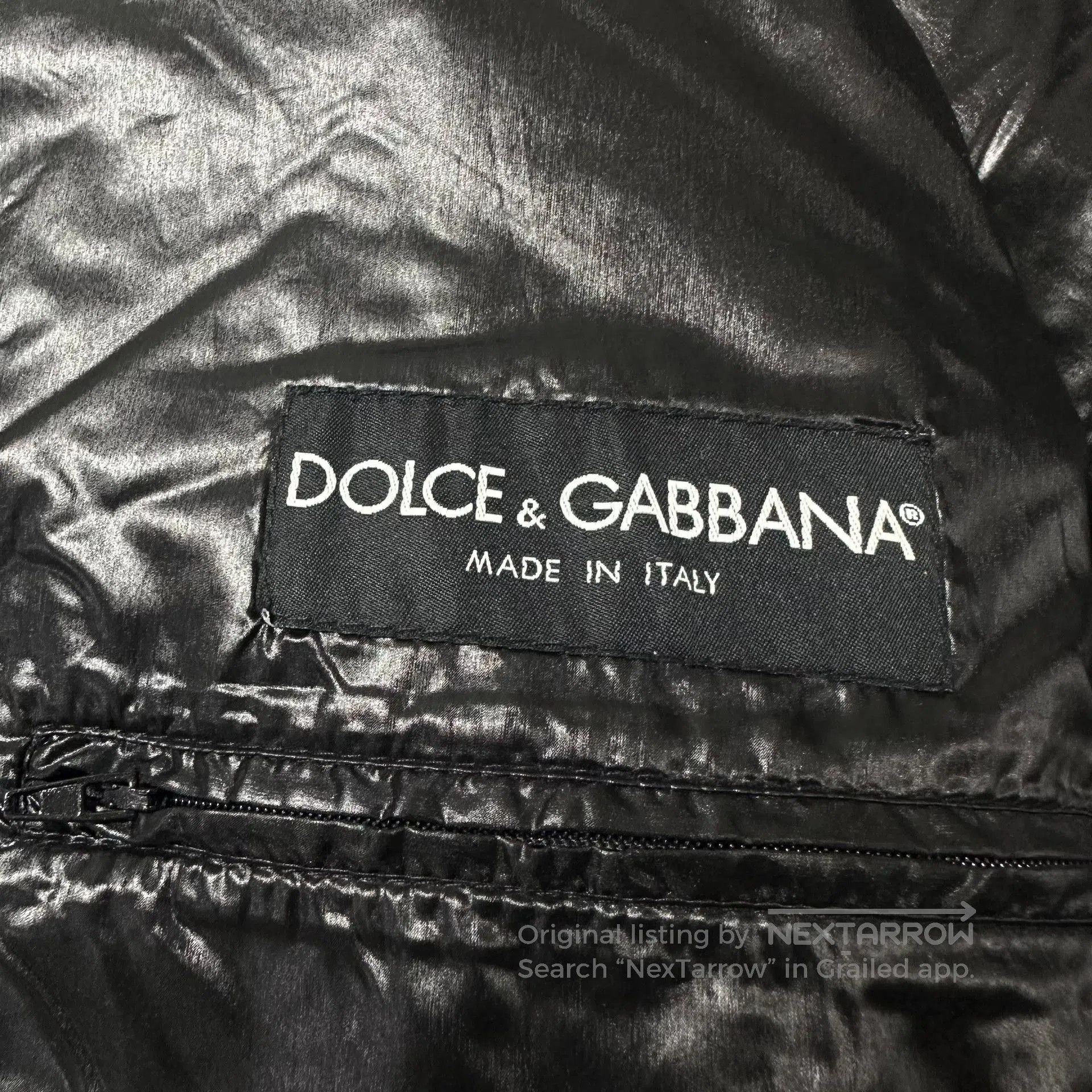 Dolce & Gabbana Dolce&Gabbana 23FW Runway Shiny Colorblock Biker Down Jacke Size US L / EU 52-54 / 3 - 6 Thumbnail