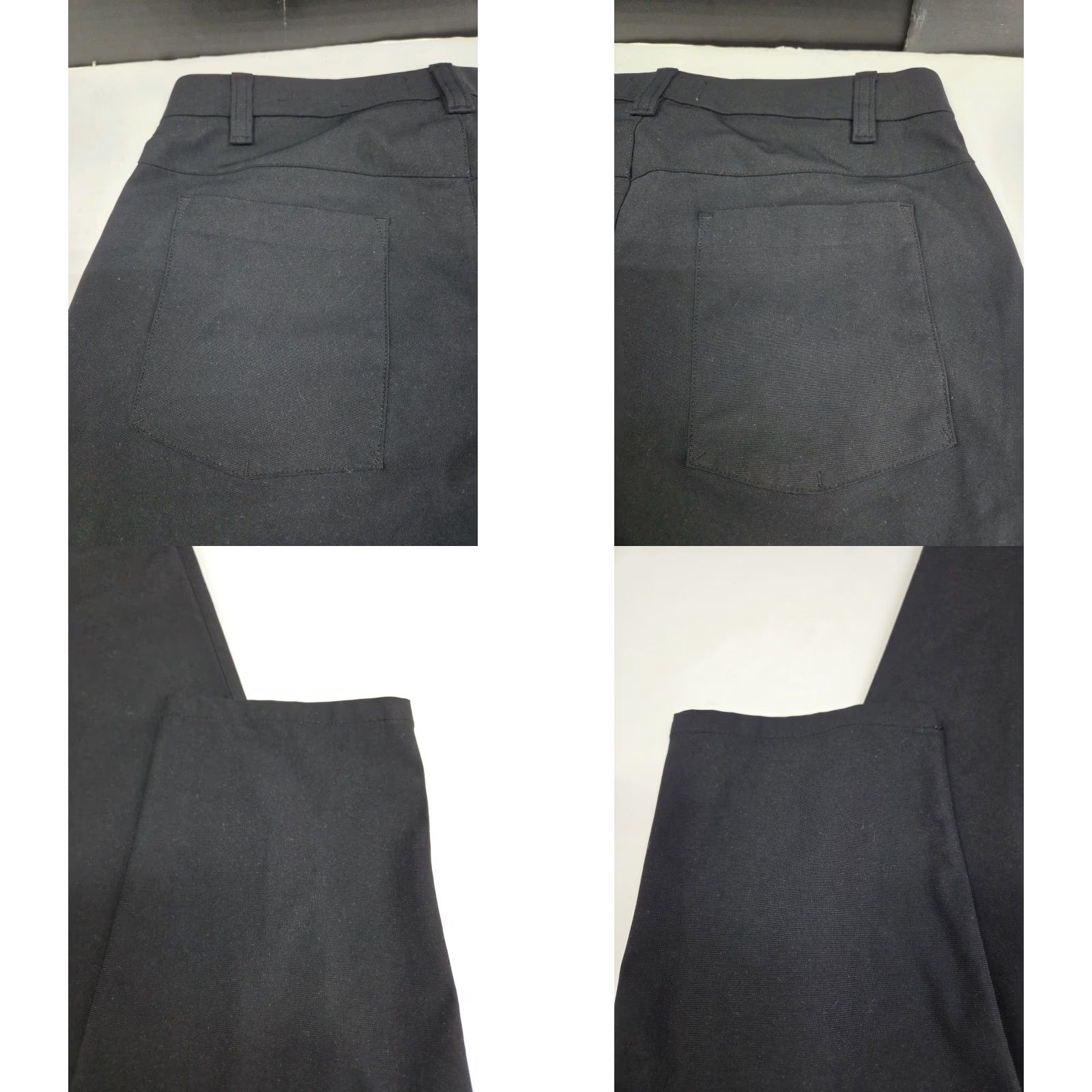 Vintage FLX Pants Mens Premium Flat Front Performance Athleisure Pants 30/30 #7758 Black Slim Chino Tapered Zip Button 30 Regular Mens Size US 30 / EU 46 - 8 Thumbnail