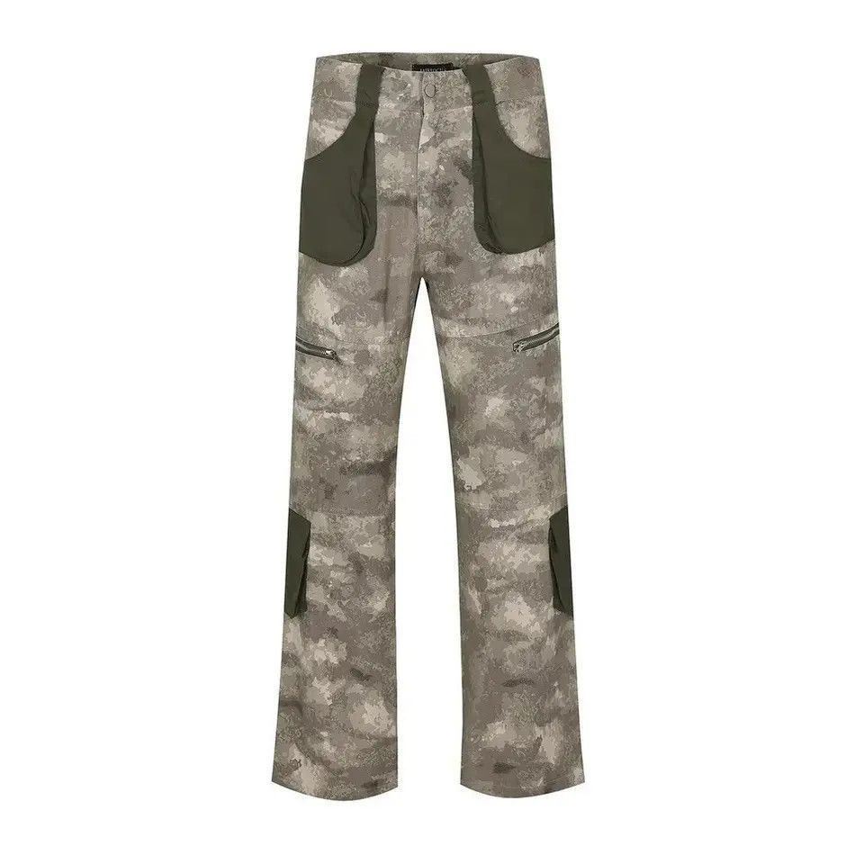 Japanese Brand Vintage patchwork camouflage multi-pocket cargo trousers Size US 32 / EU 48 - 4 Thumbnail