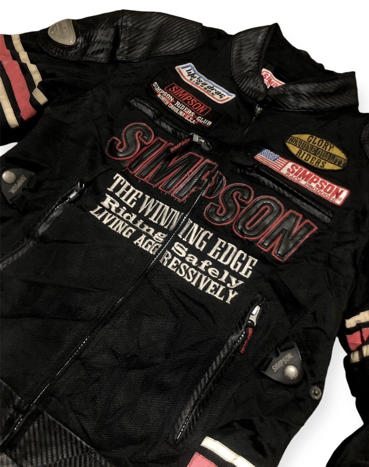 Vintage Vintage Simpson Carbon Fiber racing jacket Size US M / EU 48-50 / 2 - 7 Thumbnail