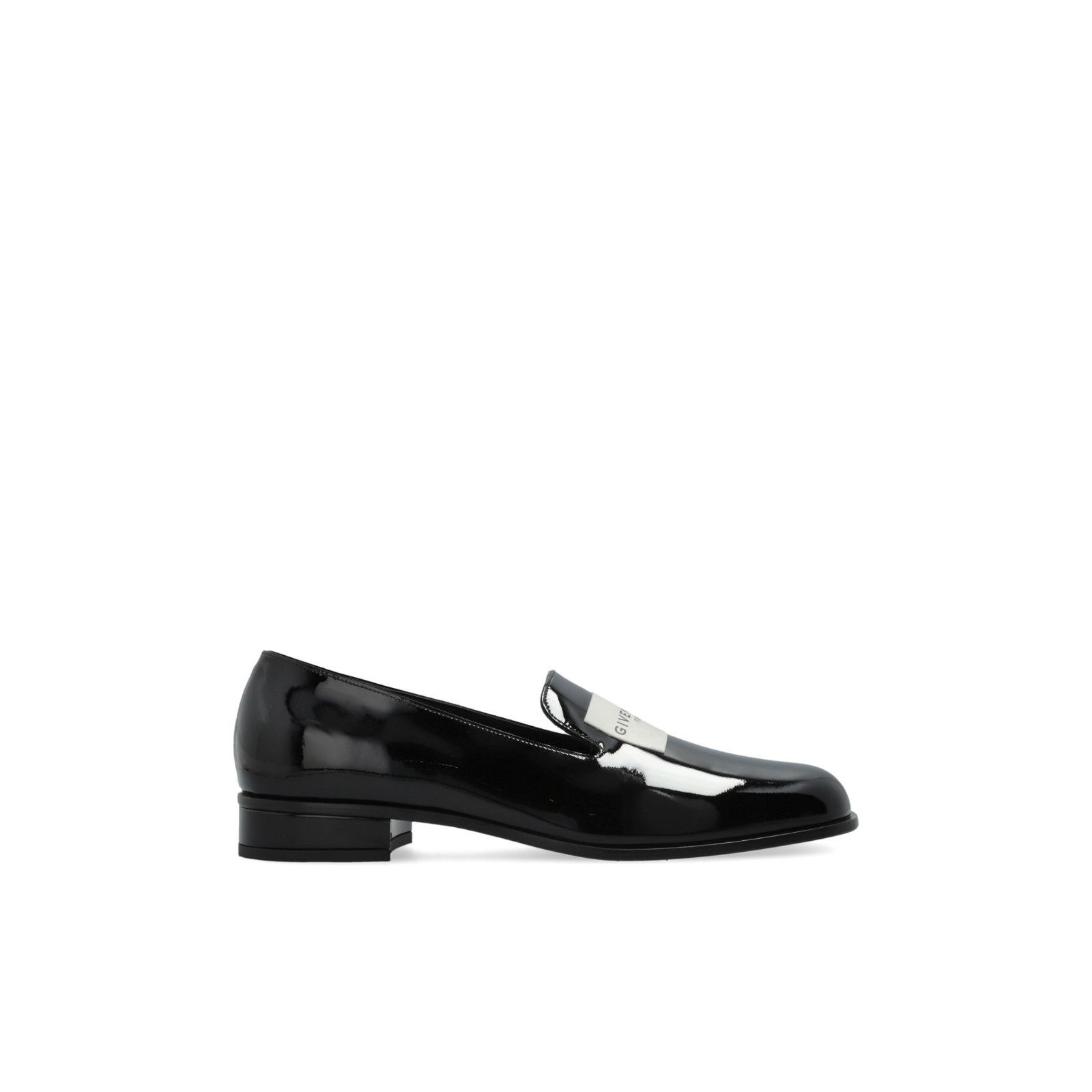 GIVENCHY Elegant Black Patent Leather Loafers New & Authenti