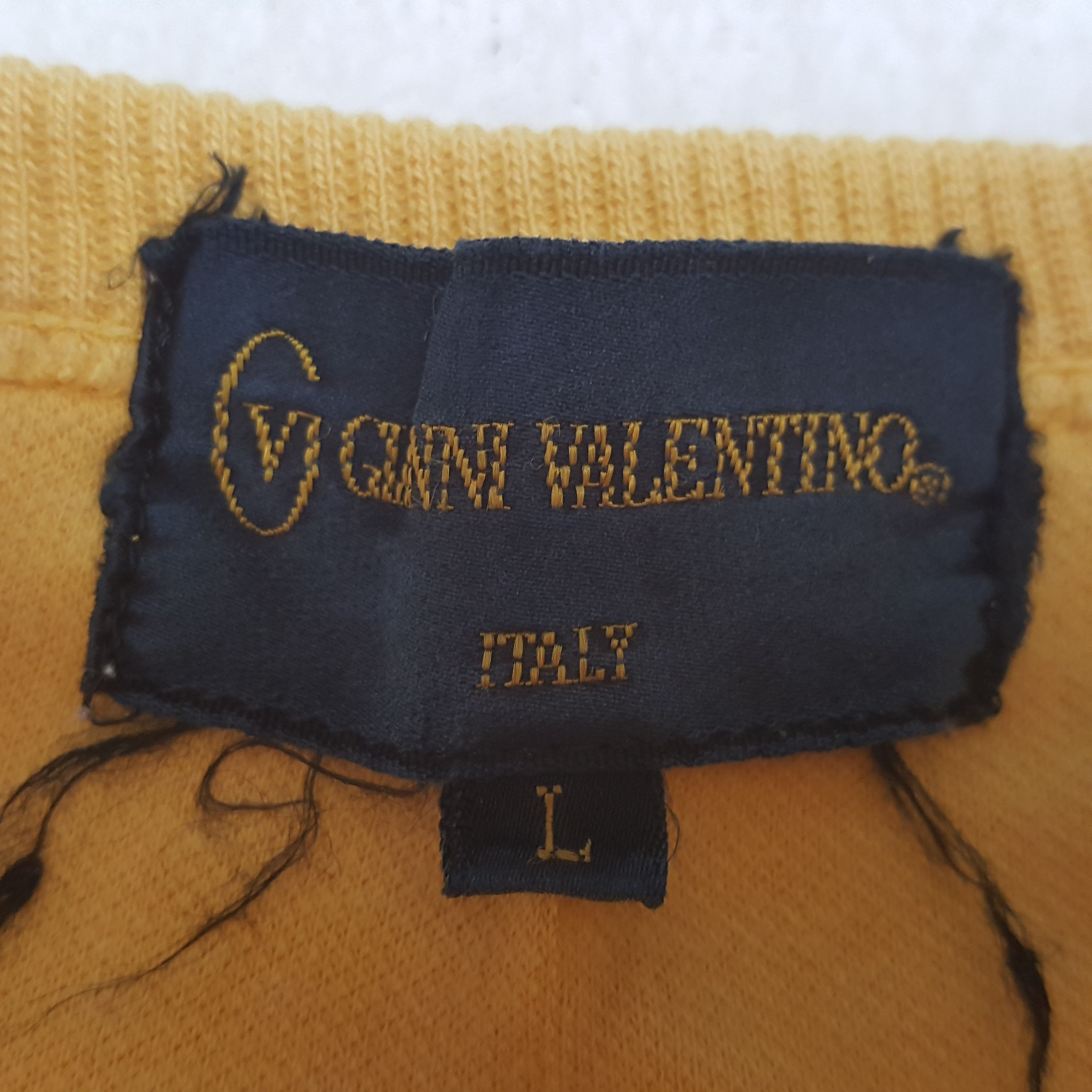 Vintage GIANNI VALENTINO Center Logo Spellout Sweartshirt C286N7 Size US M / EU 48-50 / 2 - 5 Thumbnail