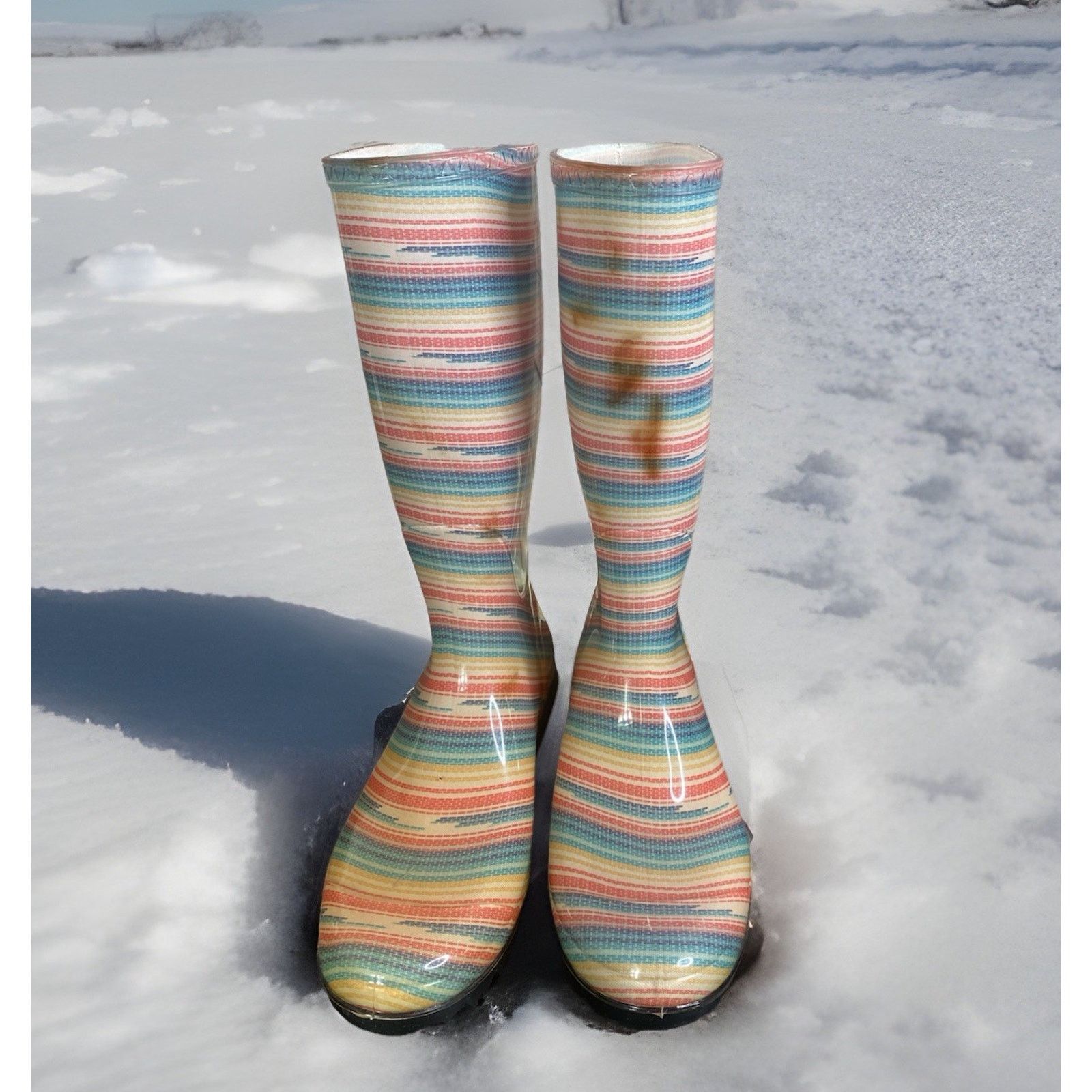 Ugg UGG Australia Women's Shaye Rain Boots 8 Multicolor Flawed Size US 8 / IT 38 - 2 Thumbnail