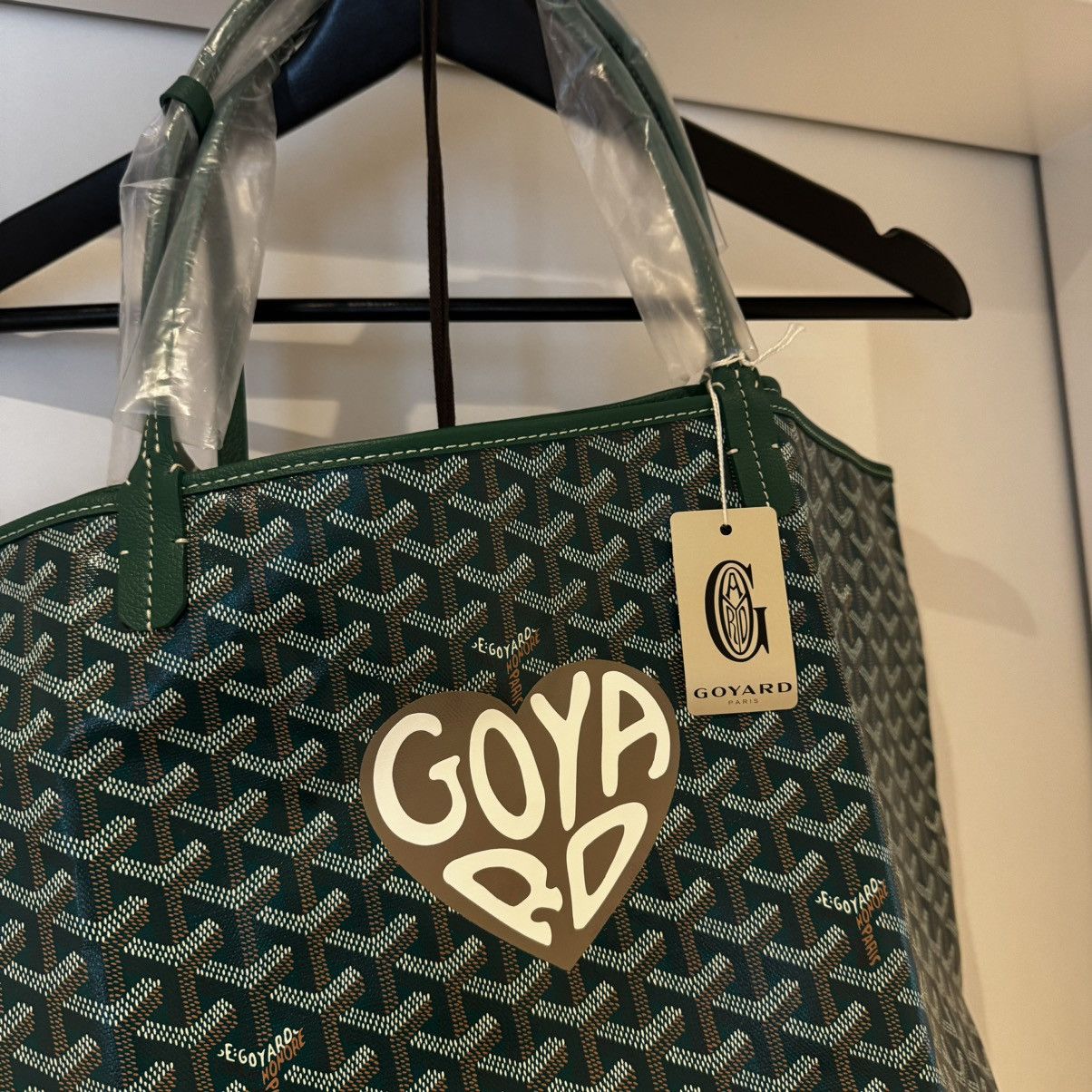 Goyard Goyard GM Tote bag with Hand-Painted Coeur St. Louis Size ONE SIZE - 2 Thumbnail