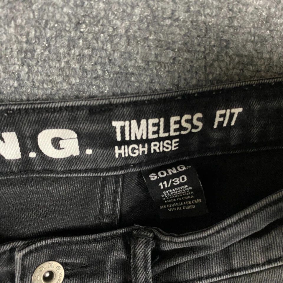 Other S.O.N.G. Jeans Women's 11/30 Timeless Fit High Rise Gray Size 32" / US 10 / IT 46 - 7 Thumbnail
