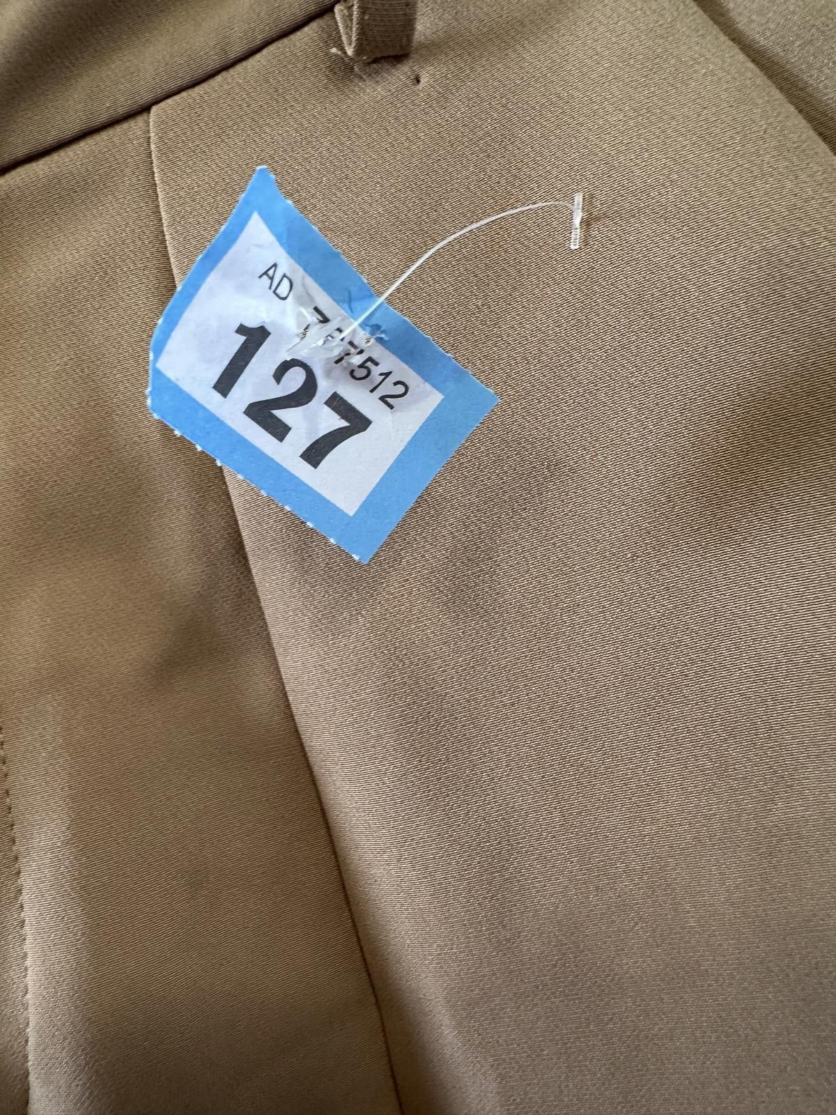 Designer Women's Tan Dress Pants Size 27" / US 4 / IT 40 - 2 Thumbnail