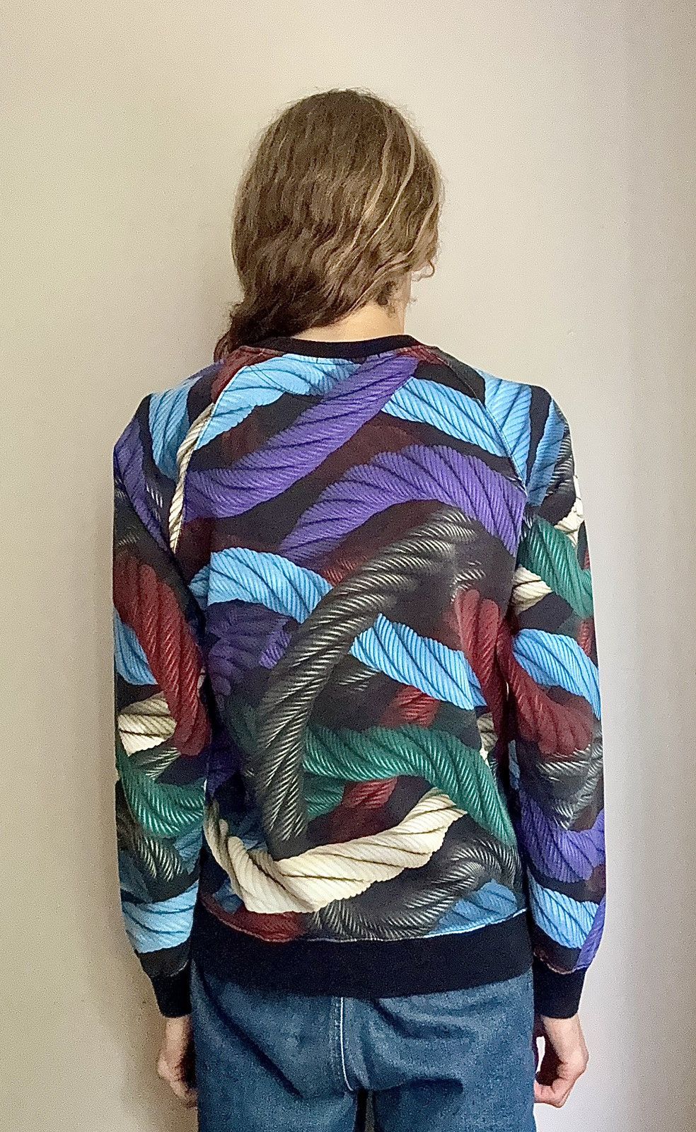 Christopher Kane Christopher Kane Trompe-l'œil Magnified Yarn Print Sweater Size US M / EU 48-50 / 2 - 7 Thumbnail