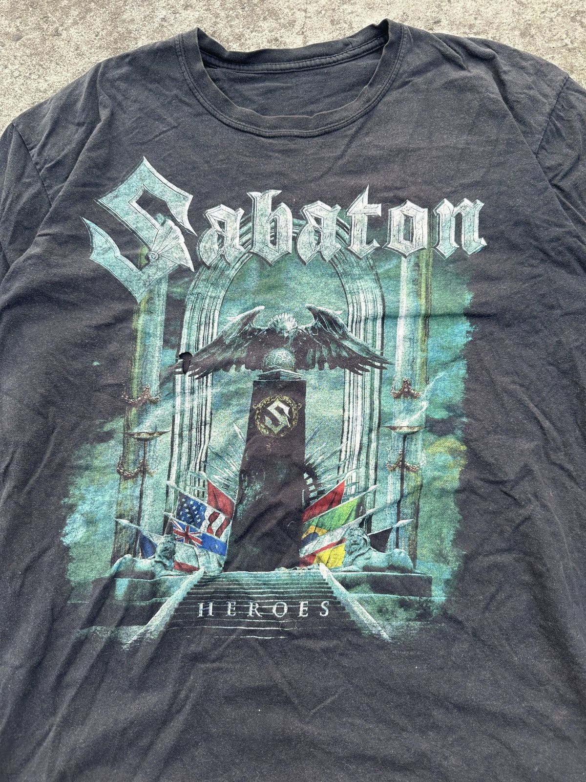 Band Tees Y2K Sabaton Logo T-shirt Casual Streetwear Rare Game Usa M Size US M / EU 48-50 / 2 - 2 Thumbnail