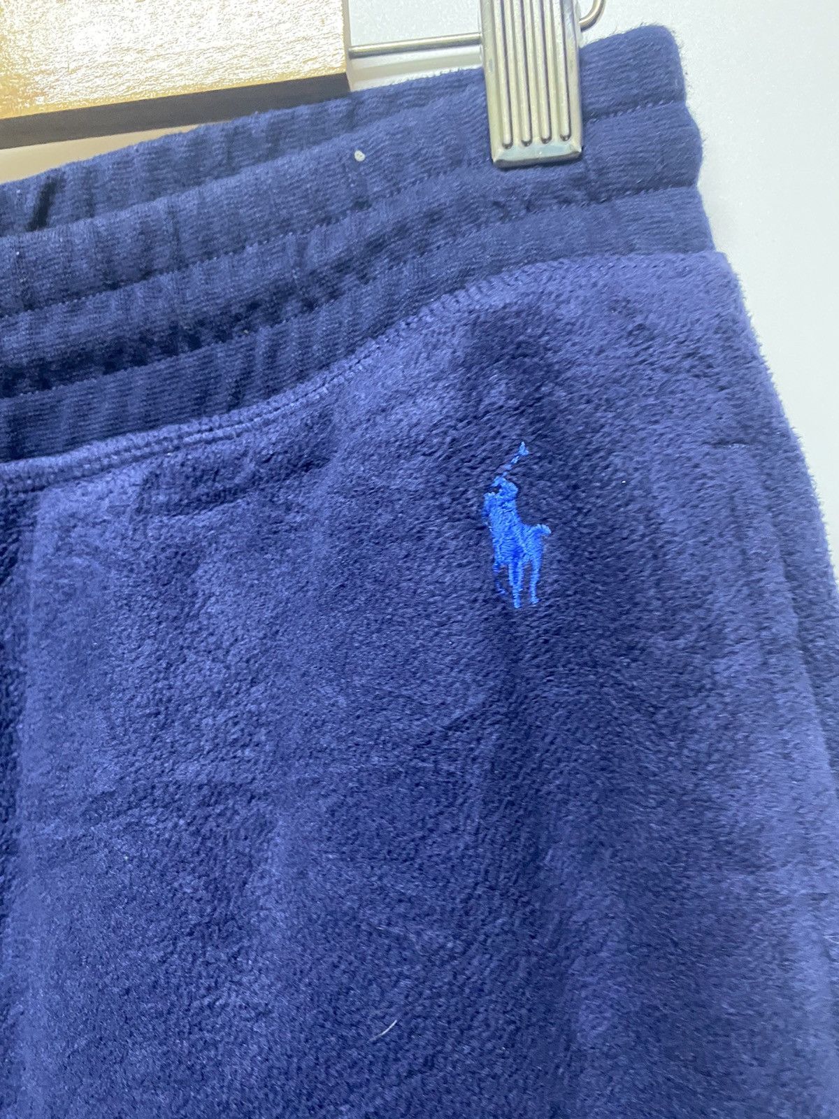 Polo Ralph Lauren × Ralph Lauren Vintage Polo Ralph Lauren Jogger Sweatpants Fleece Navy Blue Size US 30 / EU 46 - 7 Thumbnail