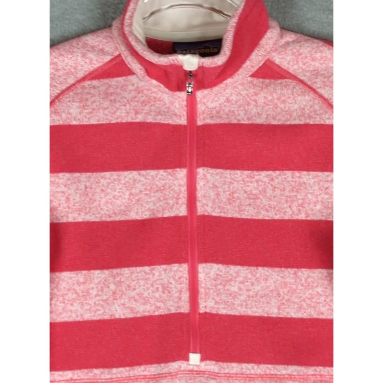 Patagonia Patagonia Better Sweater Fleece Pink Striped Pullover 1/4 Zip Size S Womens Size S / US 4 / IT 40 - 3 Thumbnail