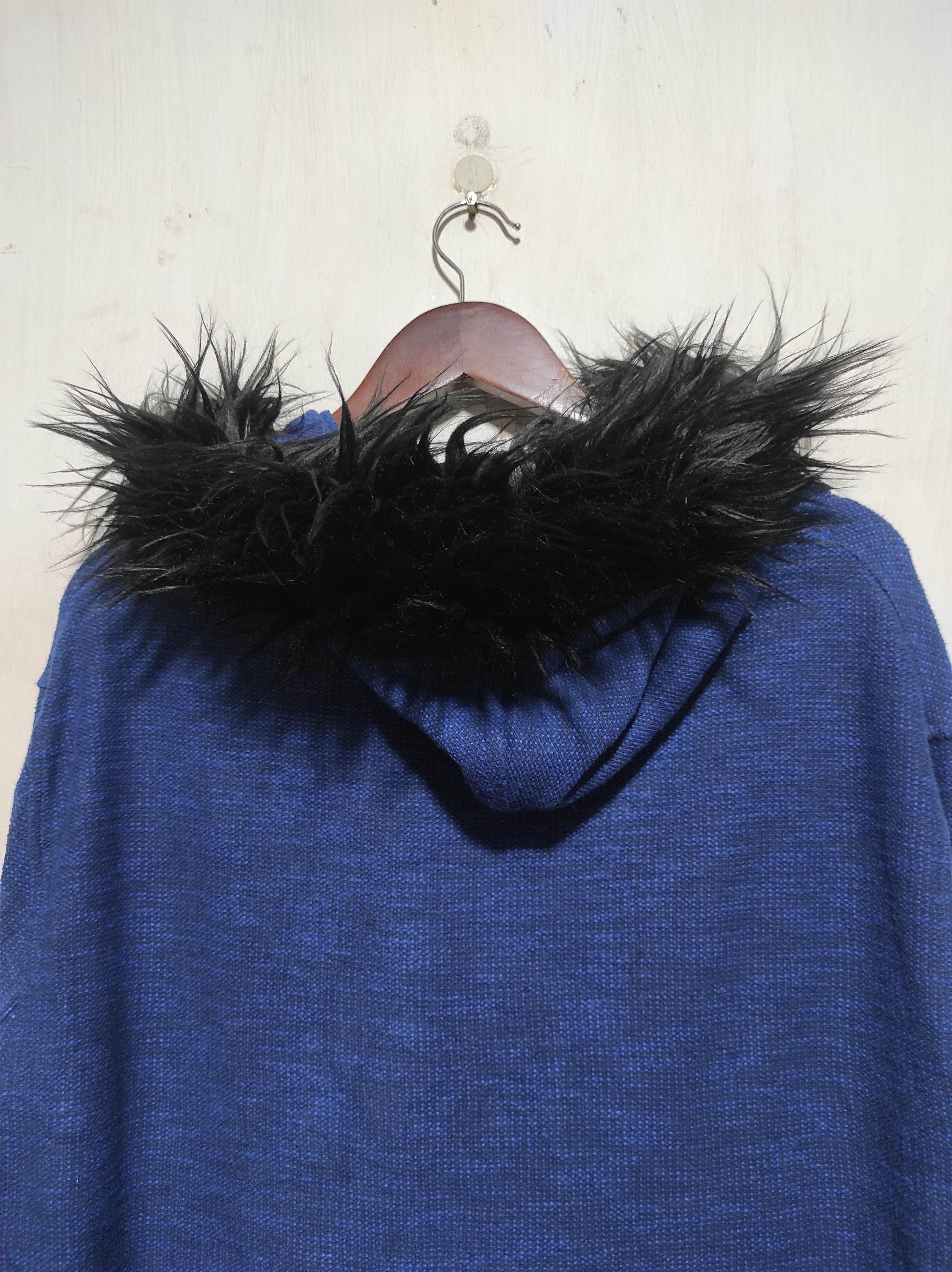Japanese Brand JEANASiS Asymetrycal zip fur hoodie ifsix LGB style Size US L / EU 52-54 / 3 - 10 Thumbnail
