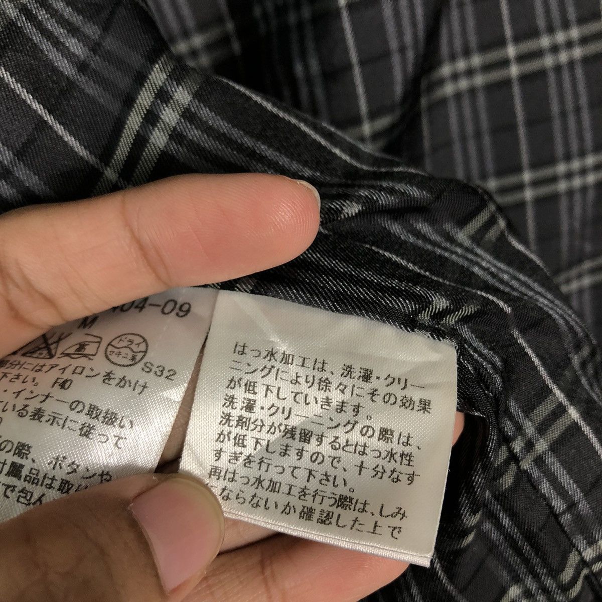 Burberry 🔥Vintage Burberry Black Label Long Jacket Nova Check Lining Size US M / EU 48-50 / 2 - 21 Thumbnail