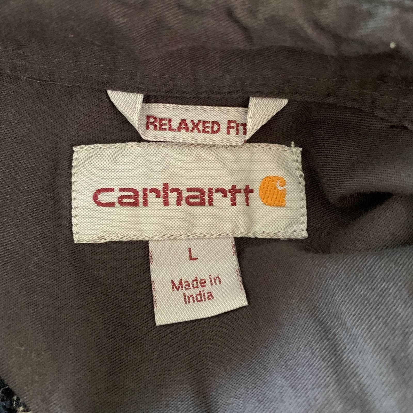 Carhartt Carhartt Casual Shirt 100% Cotton Relaxed Fit Mens Large Size US L / EU 52-54 / 3 - 8 Thumbnail