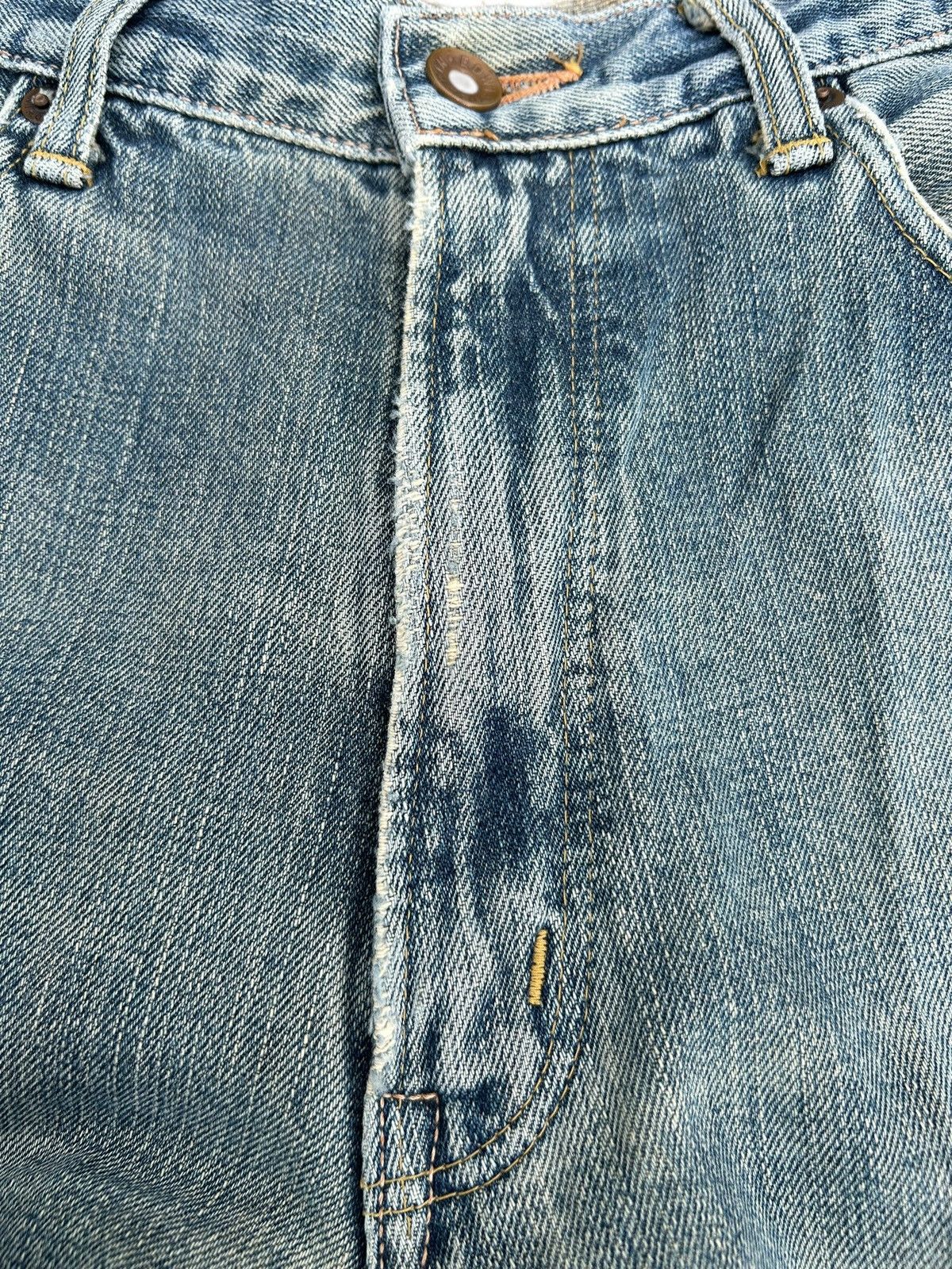 Japanese Brand × Kapital × Vintage Edwin Selvedge Distressed Baggy Mudwash Denim Jeans Size US 31 - 8 Thumbnail