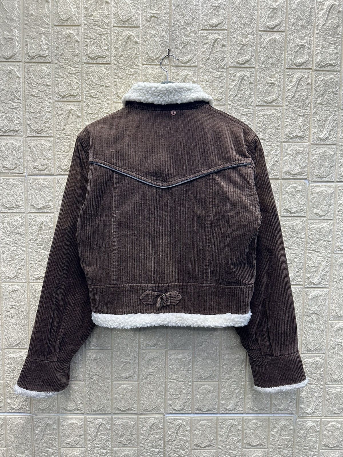 Vintage Vintage Azale's Qorduroy Crop Sherpa Jacket MJ129 Size US M / EU 48-50 / 2 - 3 Thumbnail