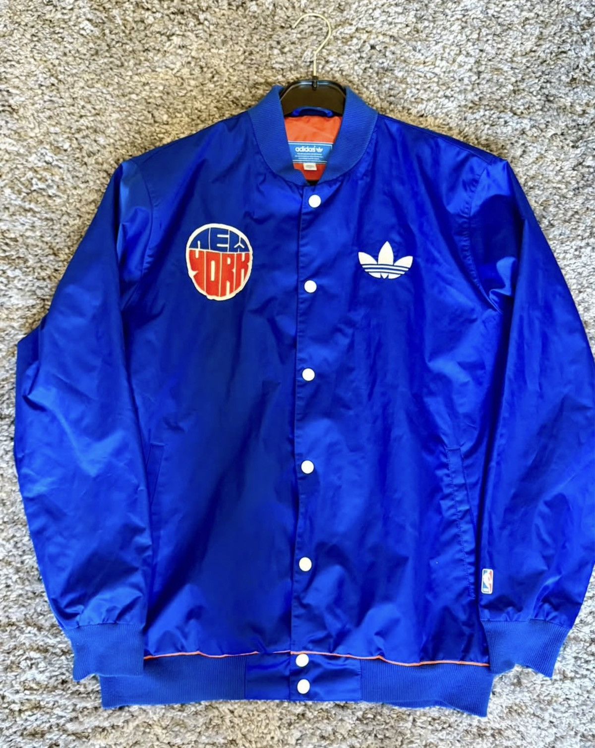 Adidas Adidas Originals NBA NY Knicks Hardwood Classics Bomber M Size US M / EU 48-50 / 2 - 1 Thumbnail