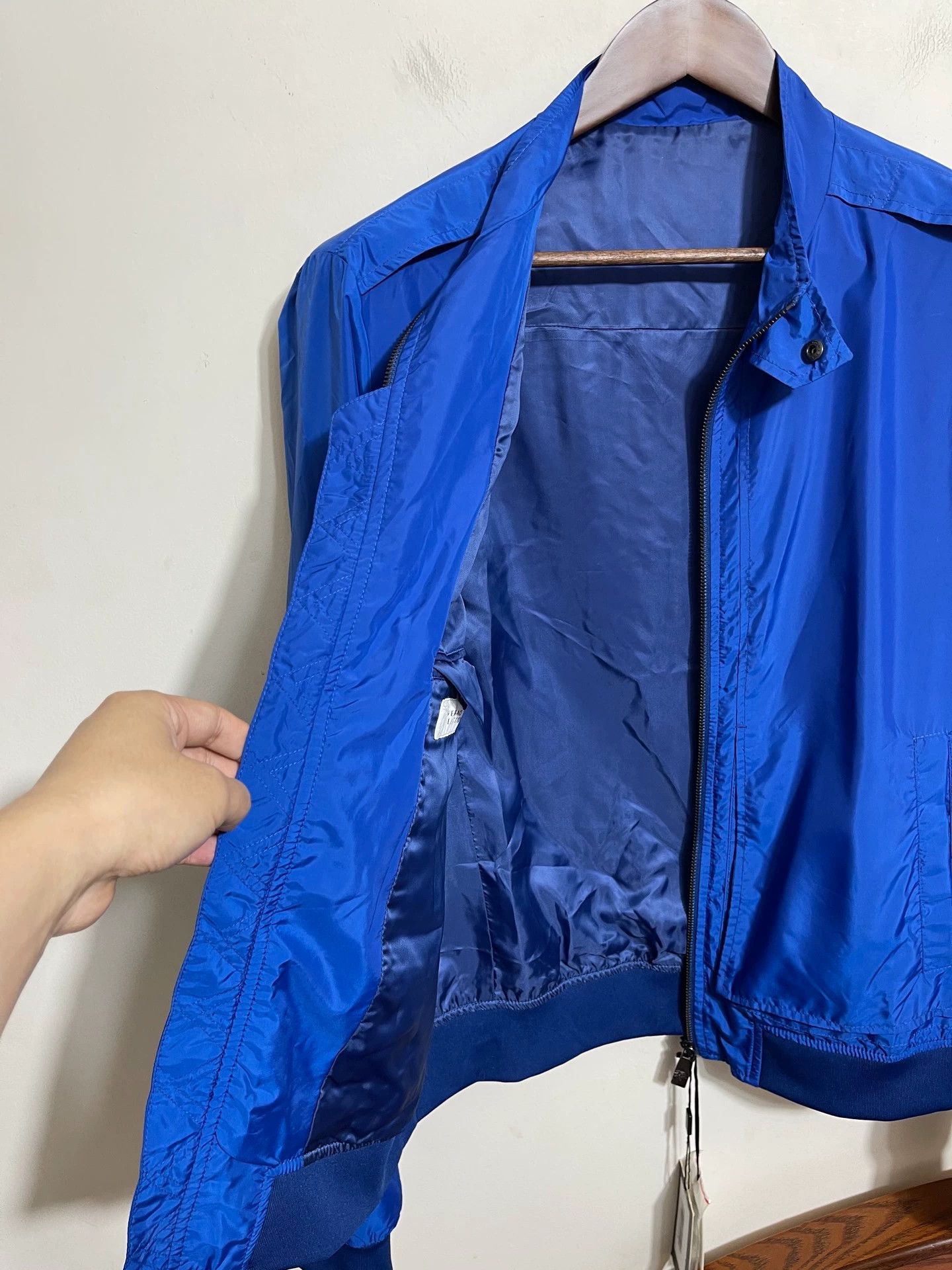 Versace Versace Slim Fit Royal Blue Lightweight Jacket 52 Size US L / EU 52-54 / 3 - 7 Thumbnail