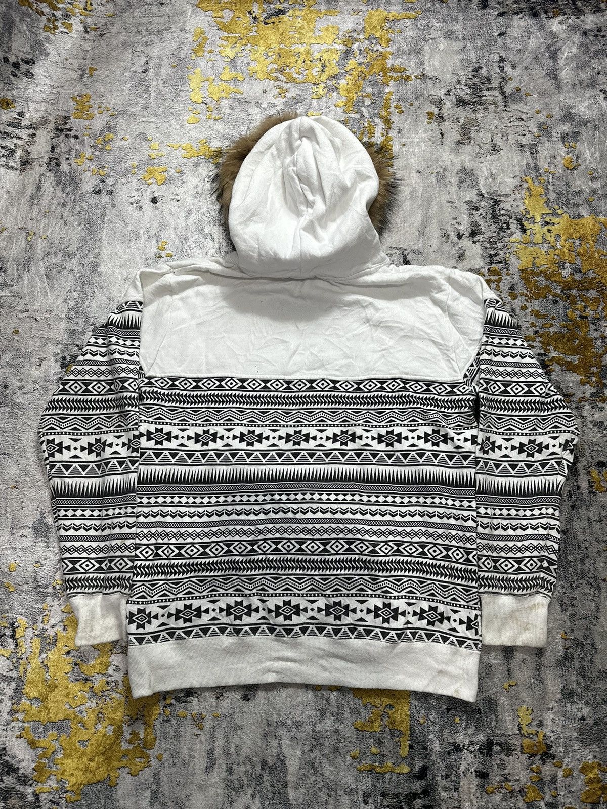 PPFM TRIBALED FUR HOODIE IFSIXWASNINE LGB STYLE Size US L / EU 52-54 / 3 - 5 Thumbnail