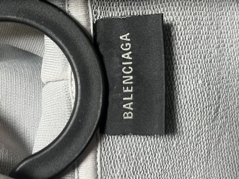 Balenciaga Balenciaga Washed Grey Elephant Grey BB Small Label Embroi Size US M / EU 48-50 / 2 - 4 Thumbnail