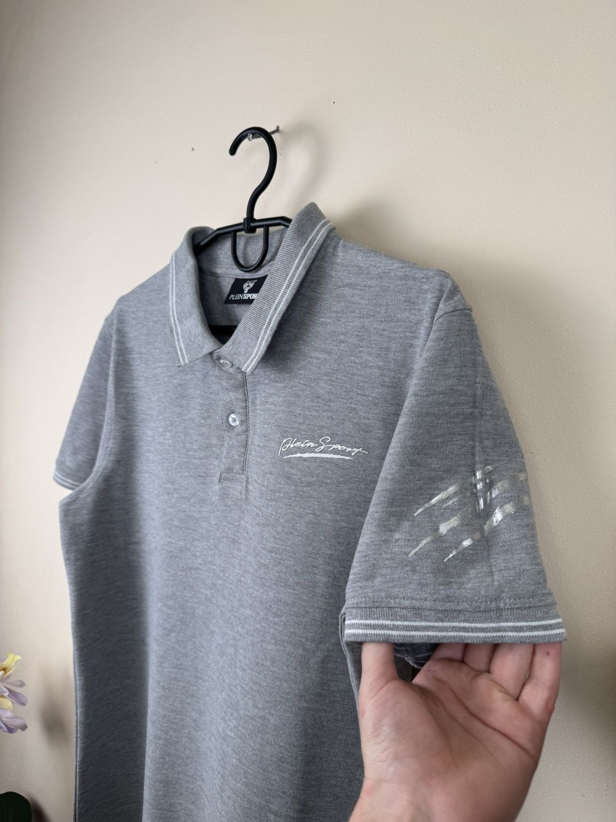 Other Plein Sport T shirt Polo Gray Luxury M Luxury Streetwear Size US M / EU 48-50 / 2 - 8 Thumbnail