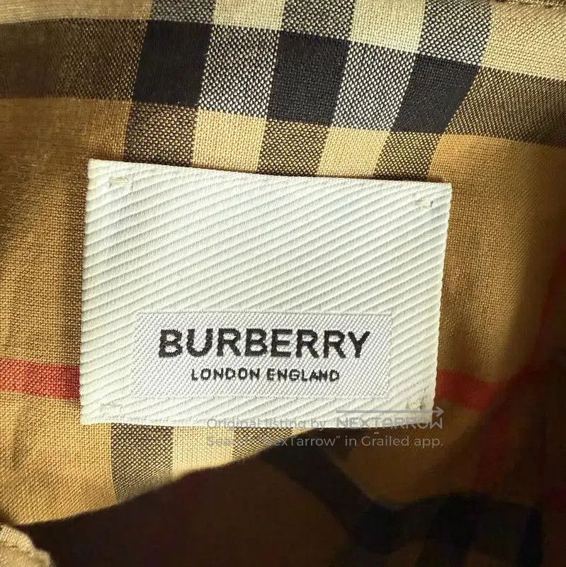 Burberry Burberry Khaki Cotton Shirt for Women. Size XXS / US 00 / IT 34 - 3 Thumbnail
