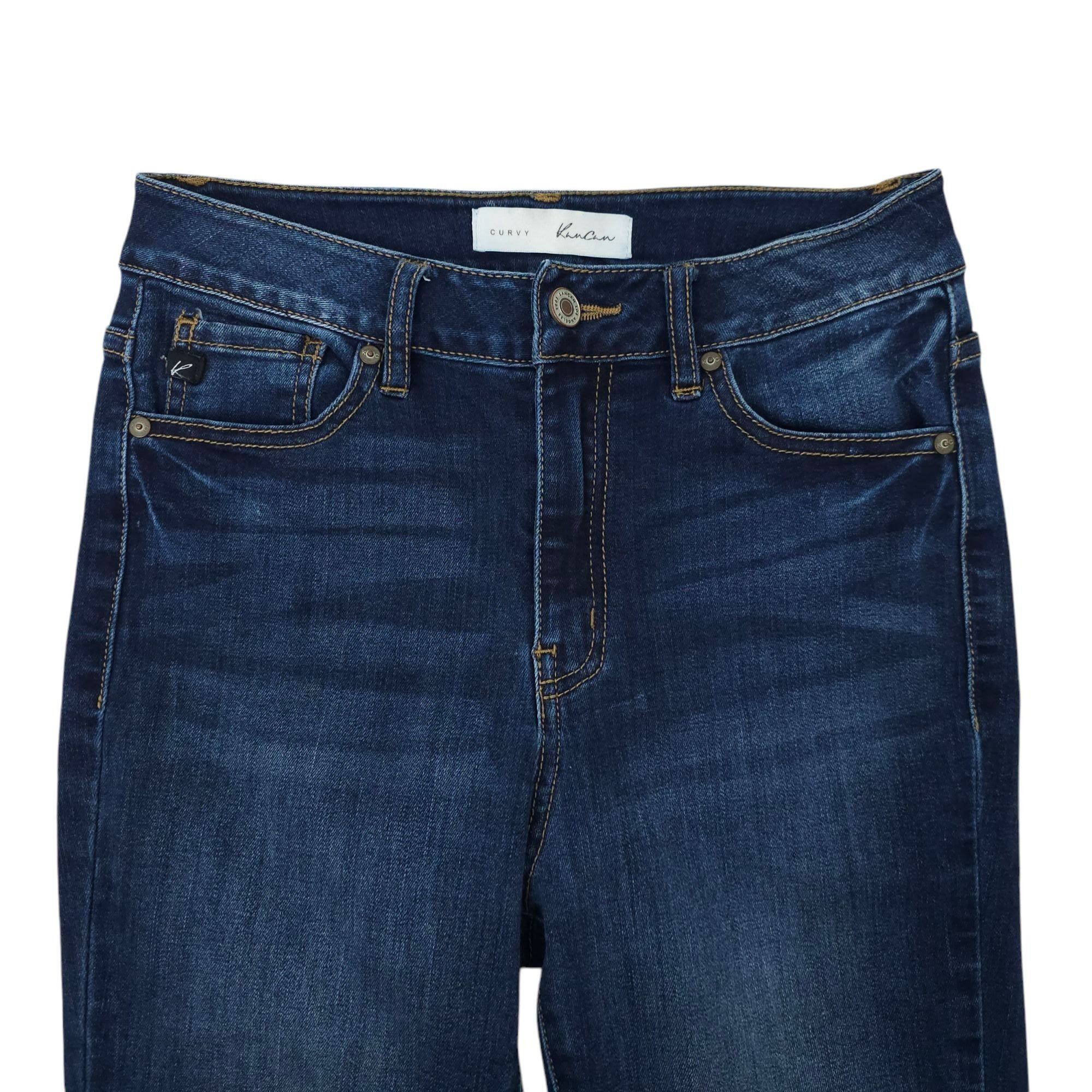Kancan USA KanCan Curvy Ankle Jeans Womens Size 5 / 26 Mid Rise Dark Size 26" / US 2 / IT 38 - 8 Thumbnail