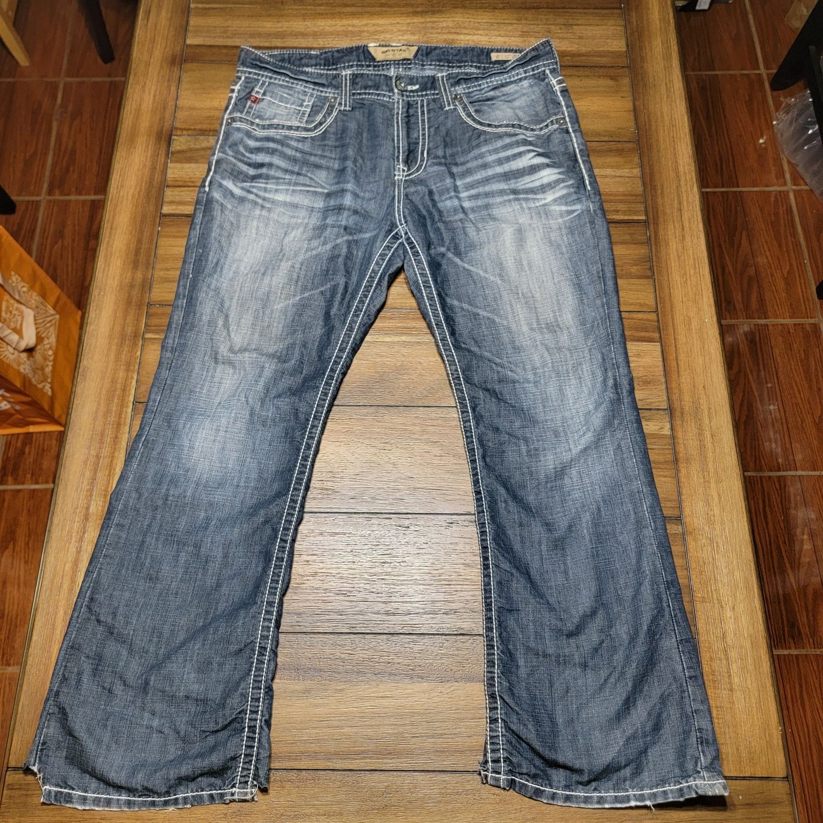 Big Star Big Star Orion Slim Boot Denim Jeans - Size 36S Size US 36 / EU 52 - 1 Thumbnail
