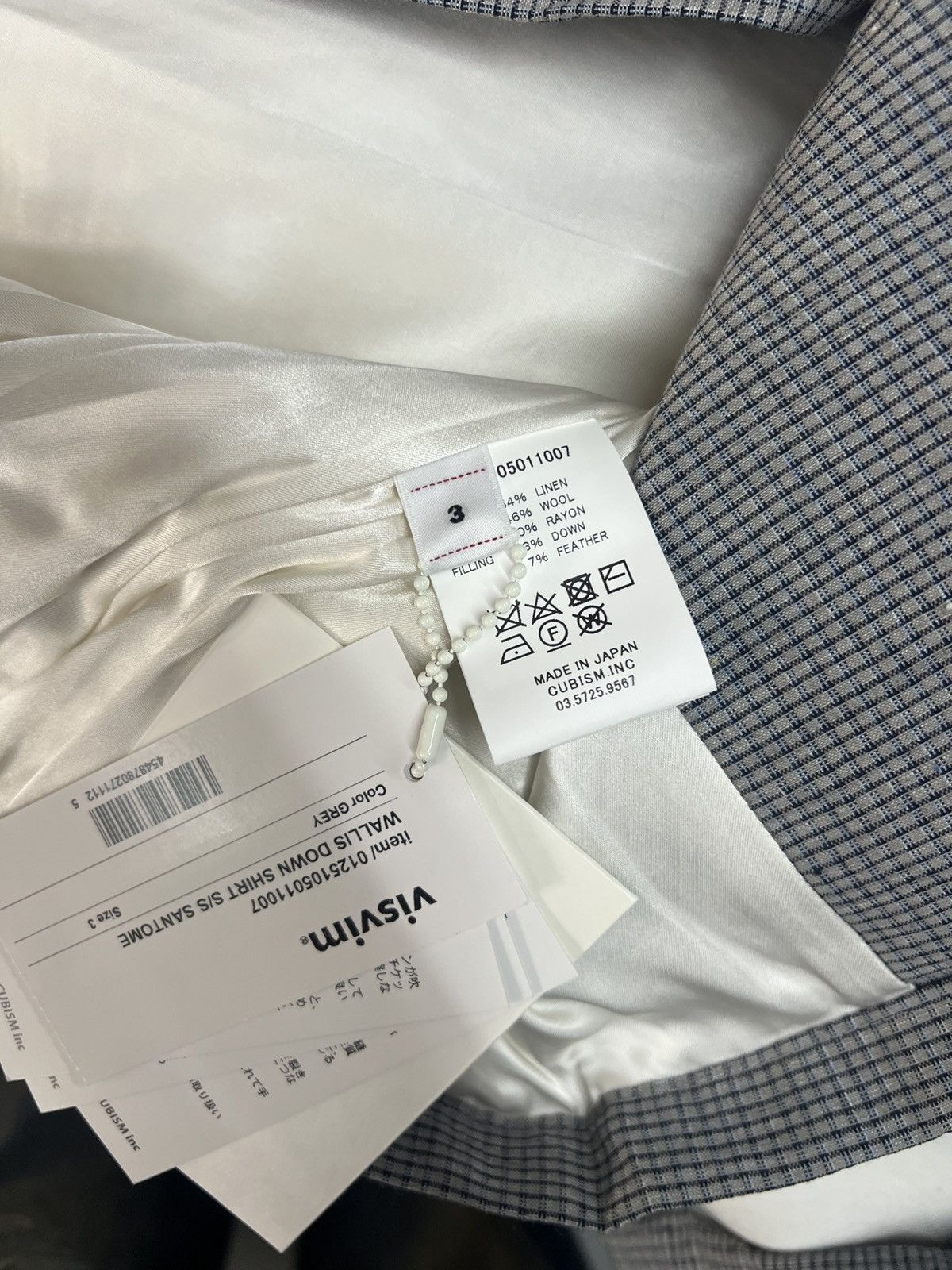 Visvim Visvim 25SS Wallis Down Shirt Santome Size US L / EU 52-54 / 3 - 6 Thumbnail