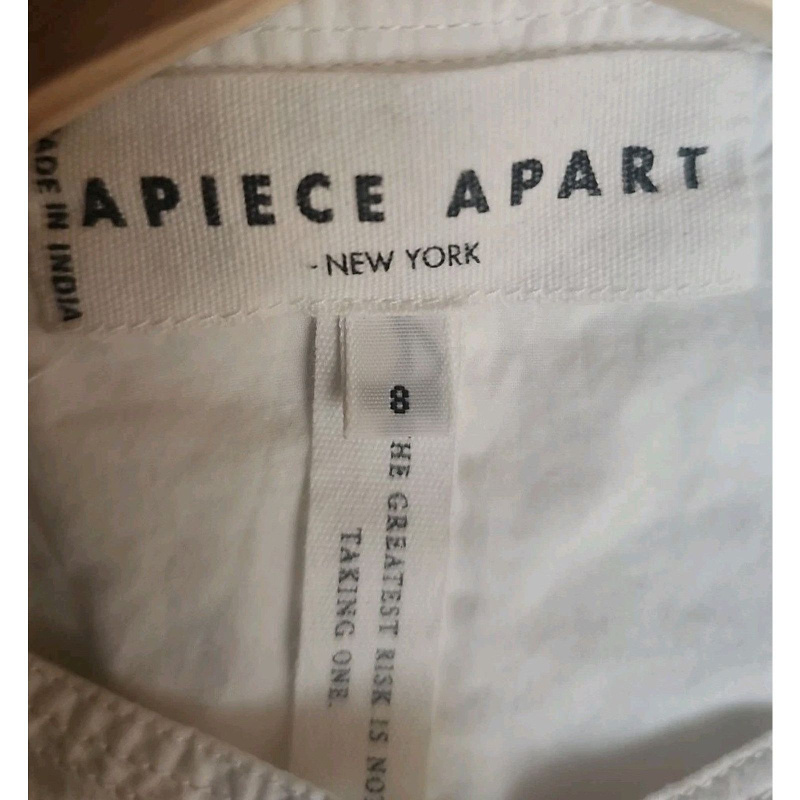 Apiece Apart Apiece Apart Anna Maxi Dress Tiered White Cotton Size 8 Size M / US 6-8 / IT 42-44 - 6 Thumbnail