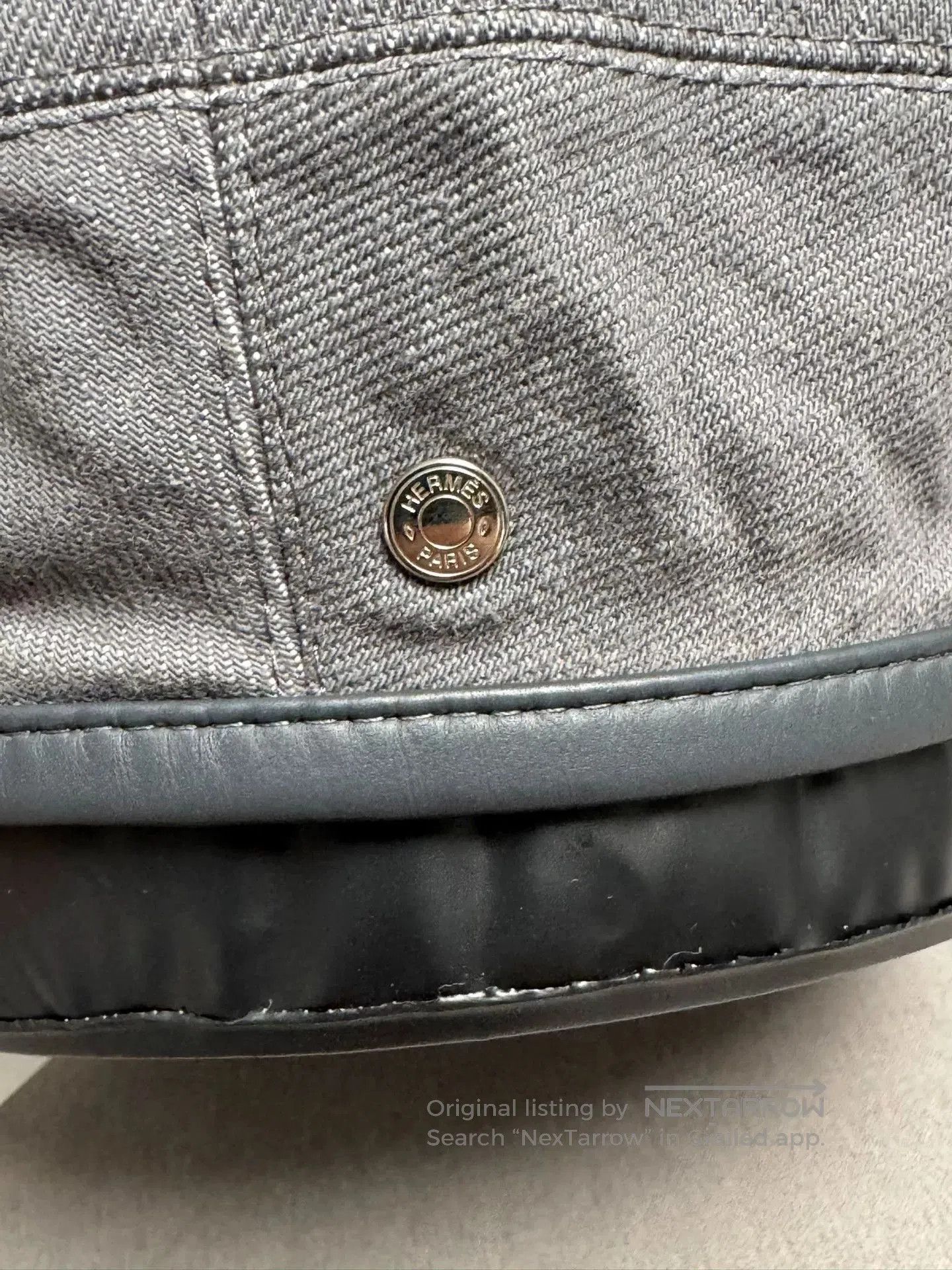 Hermes hermes denim beret cap in new condition. Size ONE SIZE - 5 Thumbnail