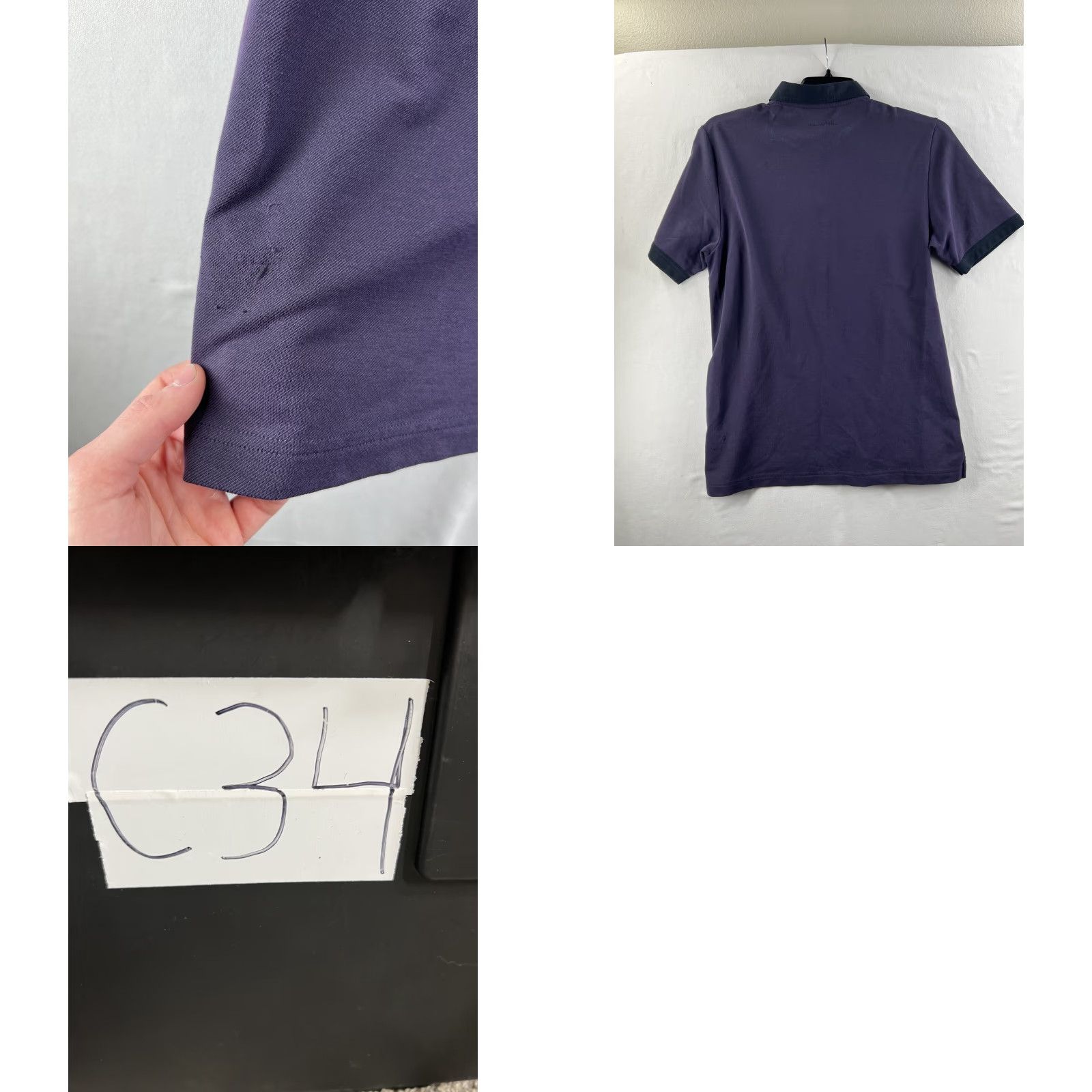 TravisMathew Travis Mathew Polo Shirt Mens Medium Purple Lightweight Short Sleeve Golf Casual Activewear Shirt Polo Size US M / EU 48-50 / 2 - 9 Thumbnail
