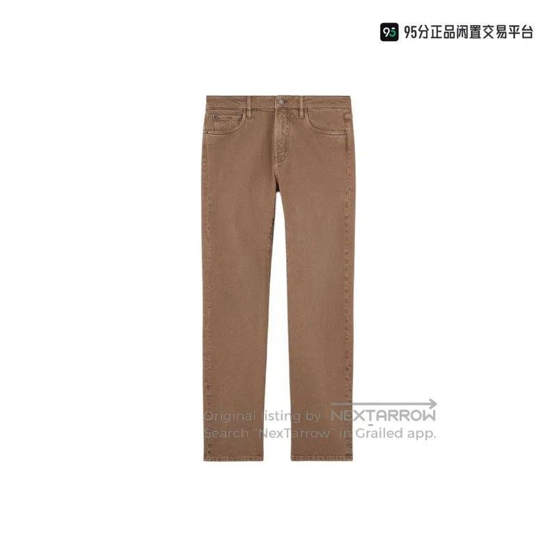 Loro Piana Loro Piana SS25 Quarona Men's Brown Straight Jeans. Size US 32 / EU 48 - 1 Thumbnail