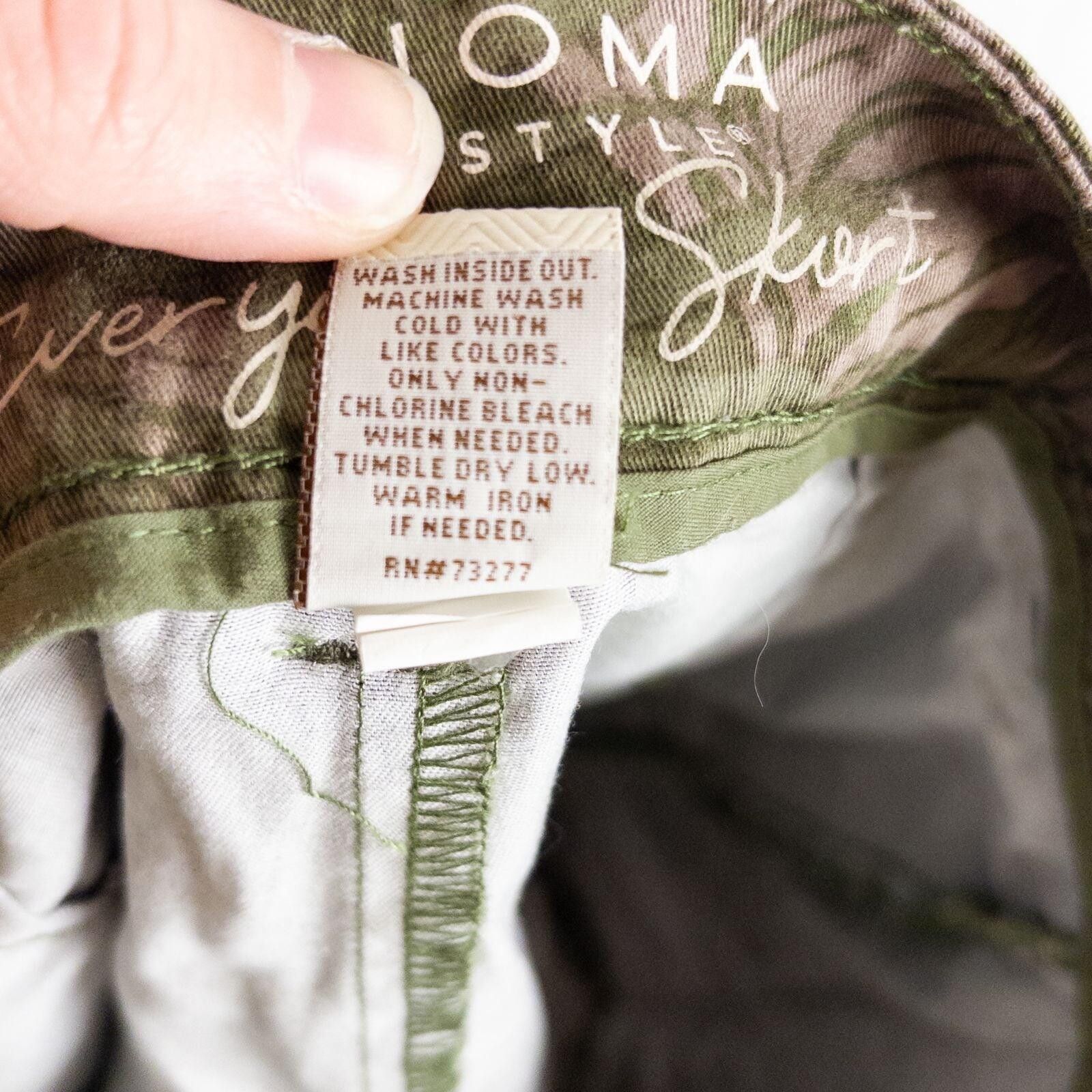 Other Sonoma Life + Style Green Leaf Print Skort Womens 2 Xsmall Size 26" / US 2 / IT 38 - 9 Thumbnail