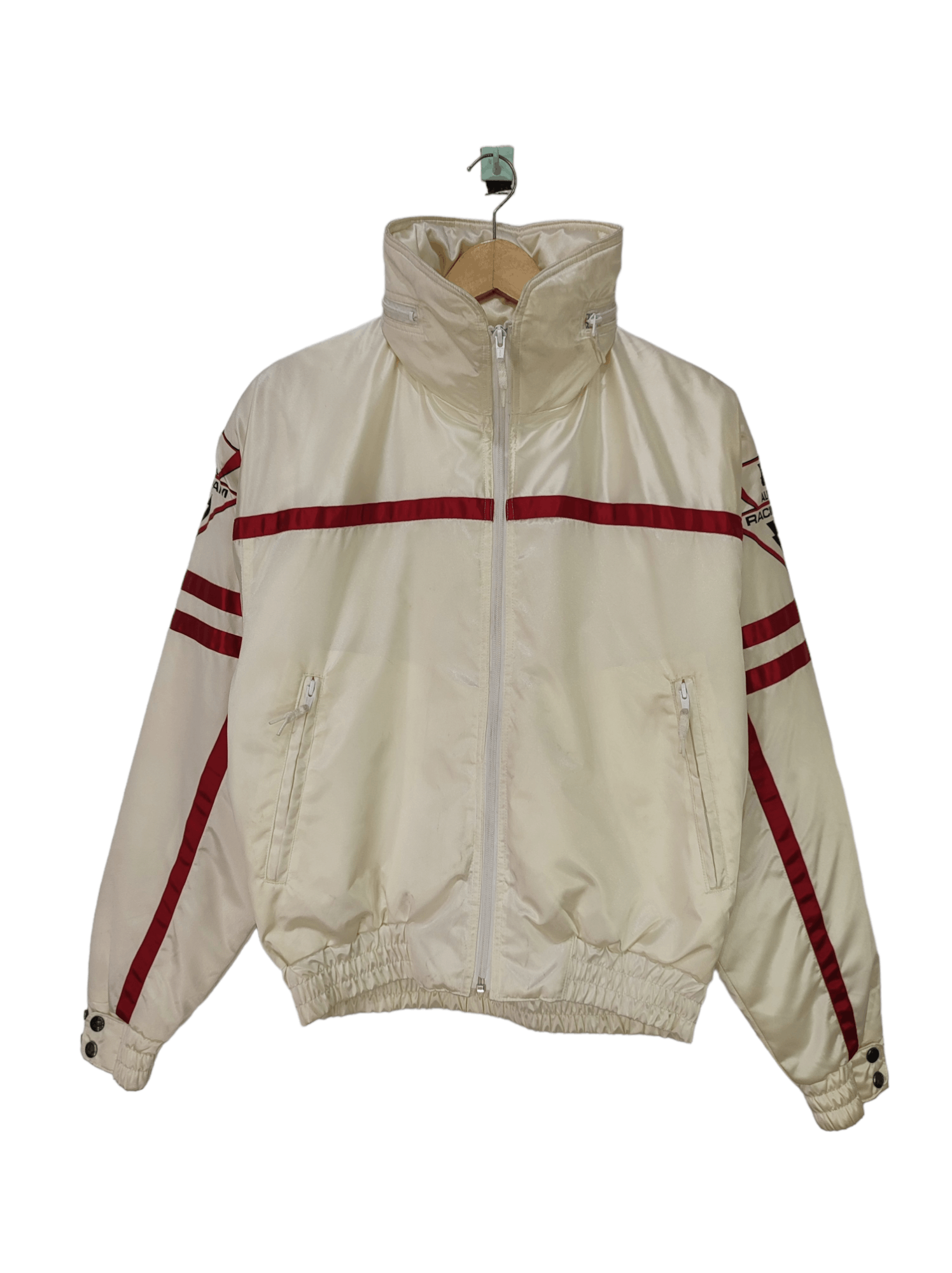 image of VTG Alpha Cubic Racing Team Jacket in White, Men's (Size Large)