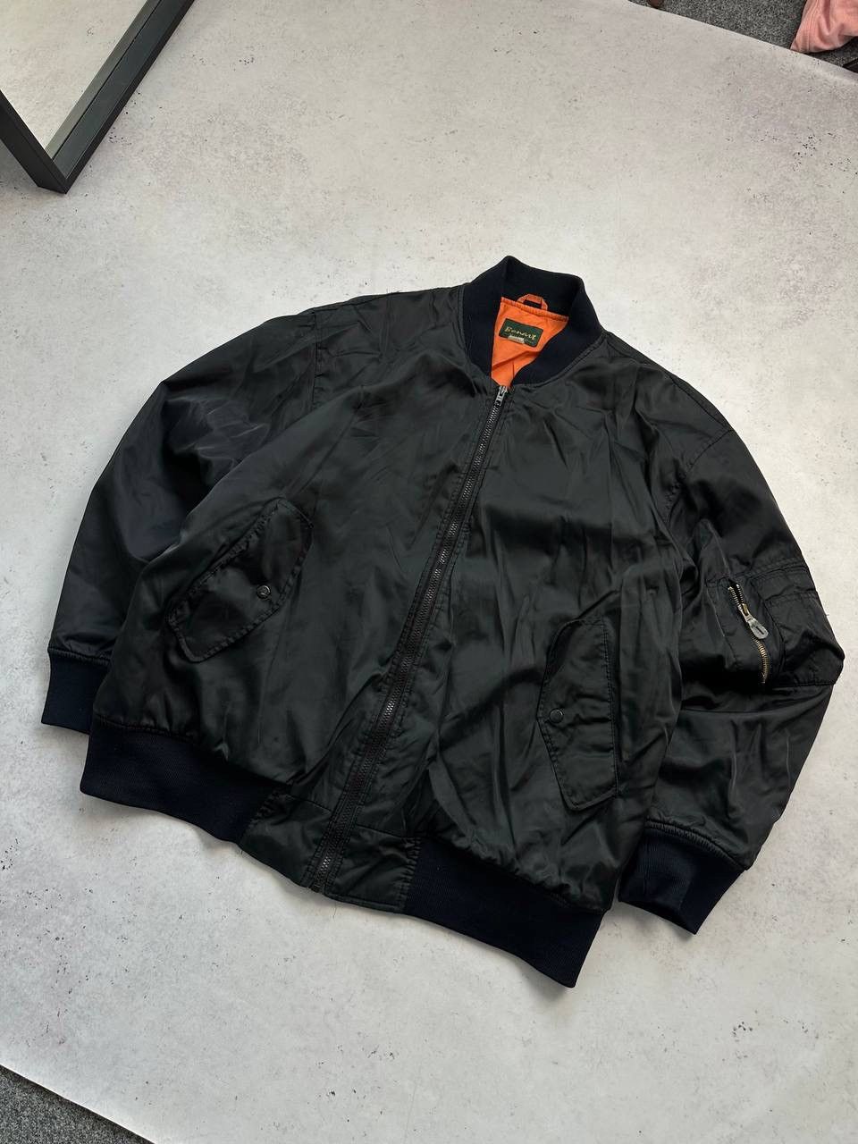 Japanese Brand × Vintage Vintage MA-1 Fly Boxy Oversized Bomber Jacket Y2K XL Size US XL / EU 56 / 4 - 2 Thumbnail