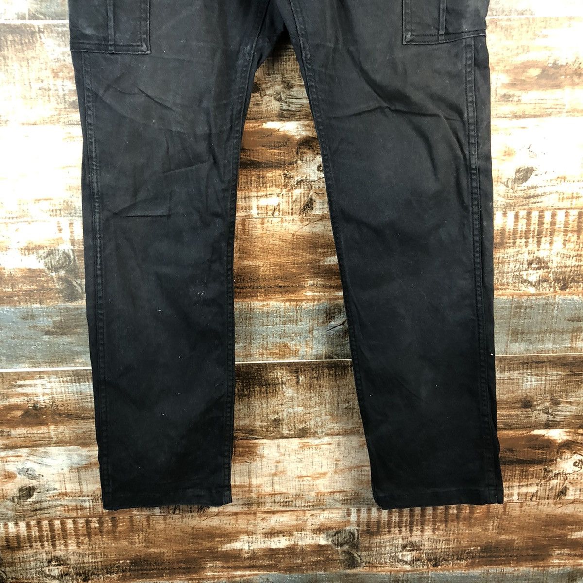 Japanese Brand Gladiator Black utility Cargo Multipocket Pants #A2590 Size US 31 - 6 Thumbnail