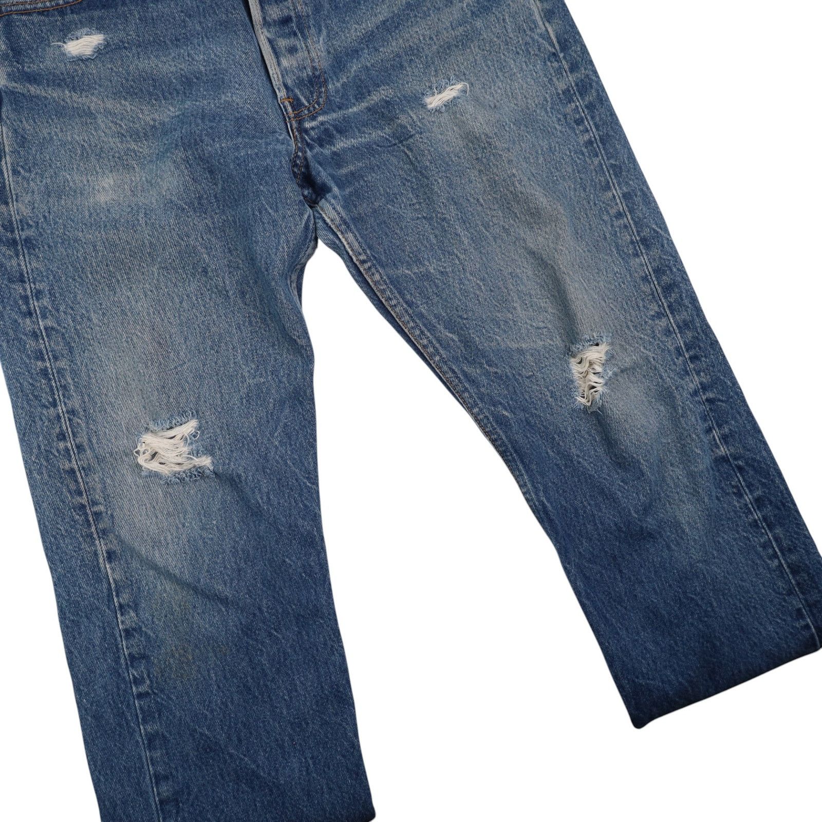 Levi's × Vintage Vintage Levis 501xx Lightly Distressed USA Made Denim Jeans Size US 30 / EU 46 - 3 Thumbnail