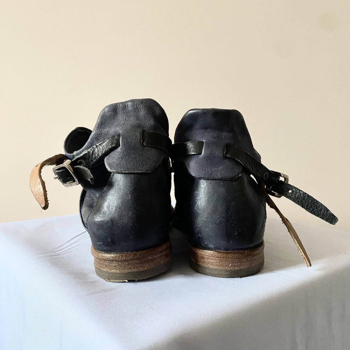 A.S.98 RARE A.S. 98 Airsteps Ankle Belt Boots Rick Owens Style Size US 8 / IT 38 - 7 Thumbnail