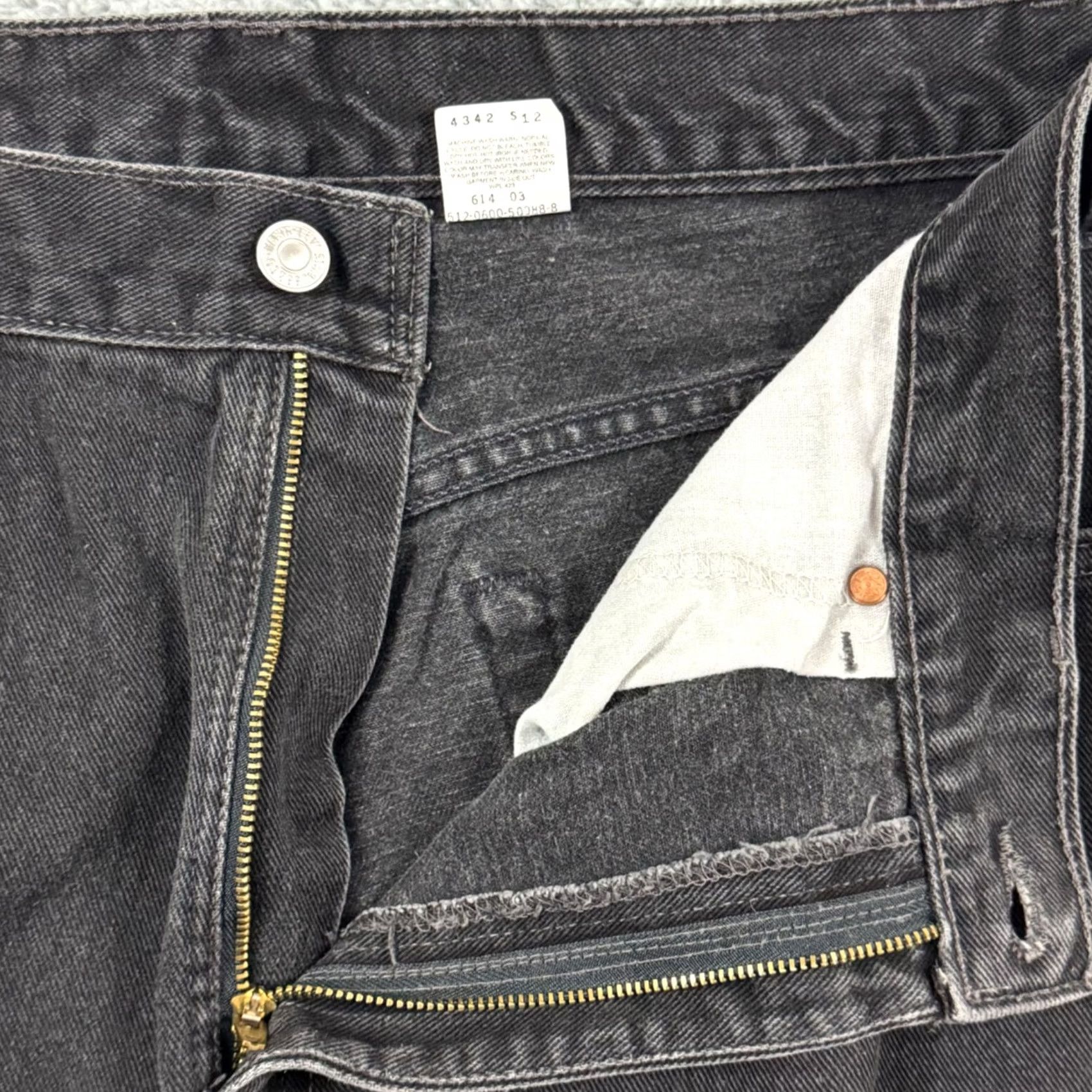 Levi's Vintage Levi'S 550 Jeans - 90s USA Mens Fit 38x32 Black Denim Size US 38 / EU 54 - 4 Thumbnail