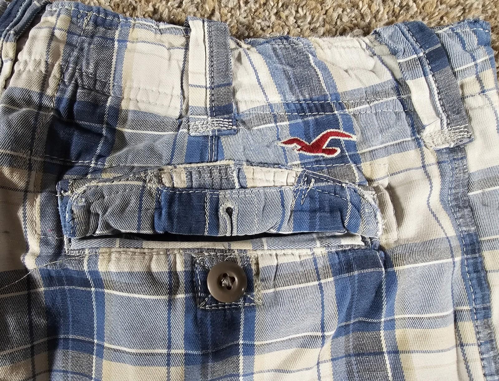 Hollister Hollister White Blue Plaid Sz 32 Shorts Size US 32 / EU 48 - 8 Thumbnail