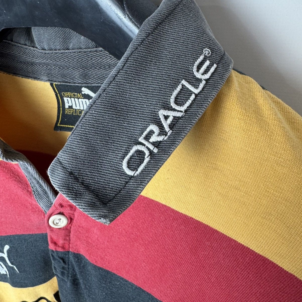 Puma Richmond 1998 1999 Rugby Union Shirt Jersey Long Sleeve Sz L Size US L / EU 52-54 / 3 - 18 Thumbnail
