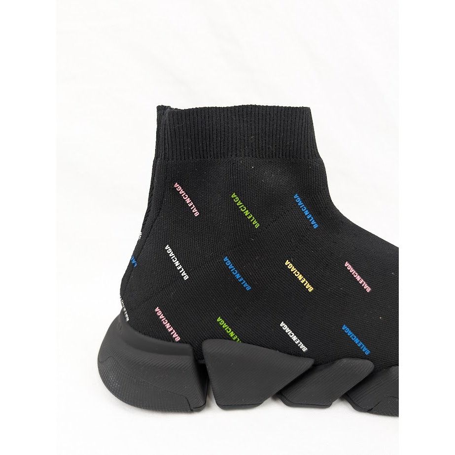Balenciaga o1rshd1 Q:4/ Recycled Speed 2.0 Low-Top Sneakers Black Size US 12 / EU 45 - 5 Thumbnail