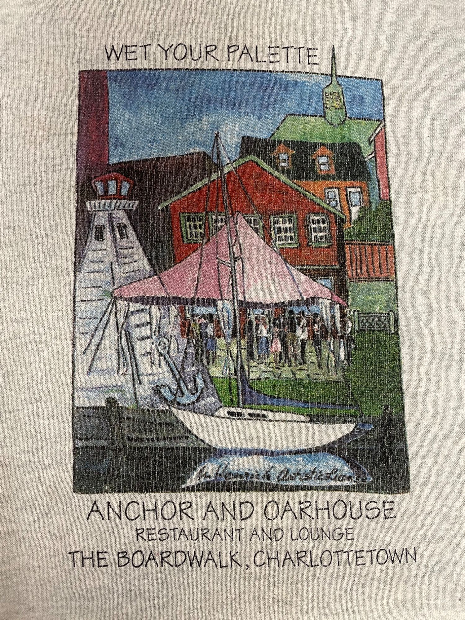 Fruit Of The Loom XL WET YOUR PALETTE GRAPHIC CREWNECK Size XL / US 12-14 / IT 48-50 - 2 Thumbnail