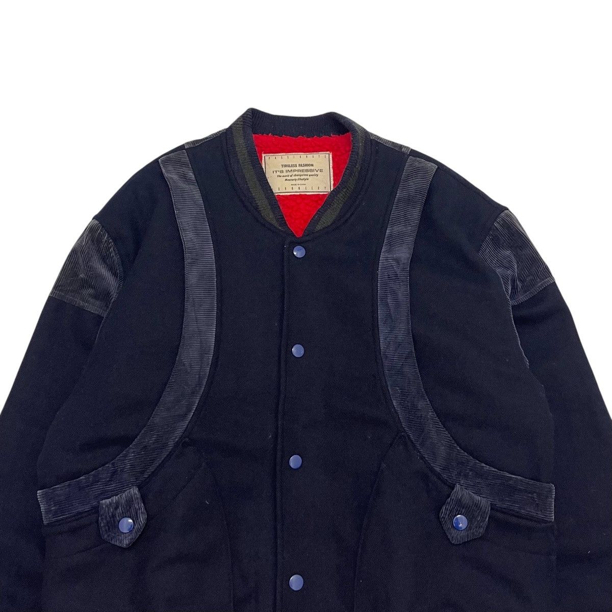 Japanese Brand Vintage Passionate Johnweery Wool Bomber Jacket Size US M / EU 48-50 / 2 - 7 Thumbnail